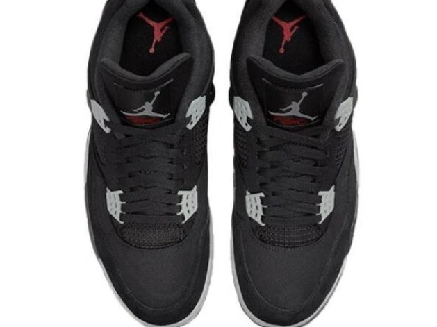 CANVAS DH7138-006 Retro 4 Jordan Black SE 1002